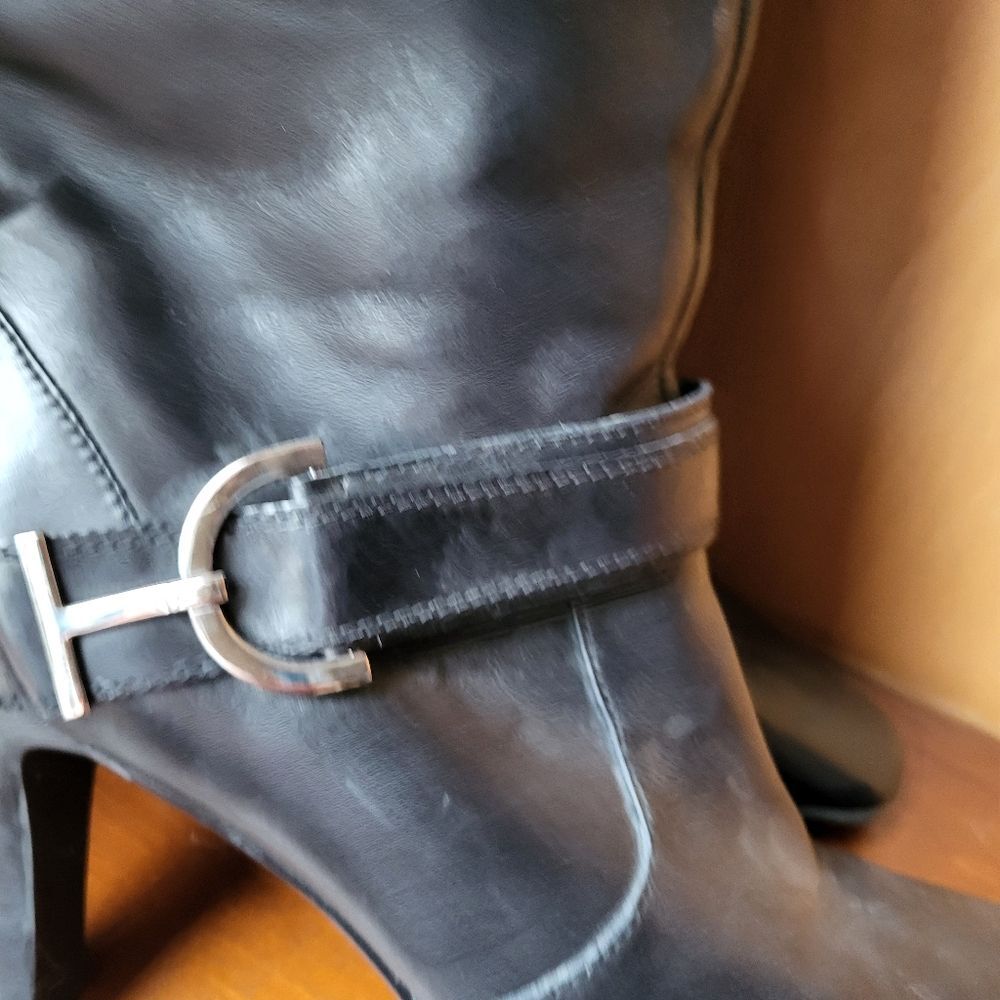 NEW Leather Boots by Anne Klein Size 9.5